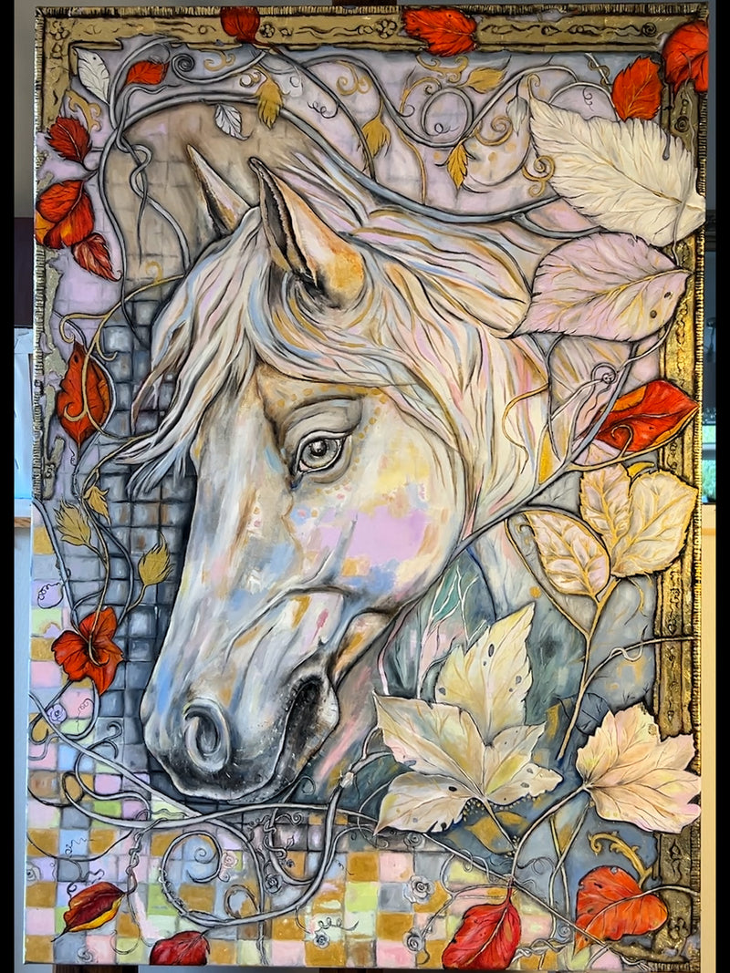 Be One — Ölbild von Claudia Stanitzeck