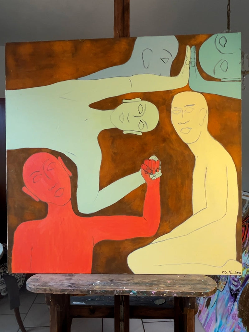 Once upon a time — Ölbild von Claudia Stanitzeck