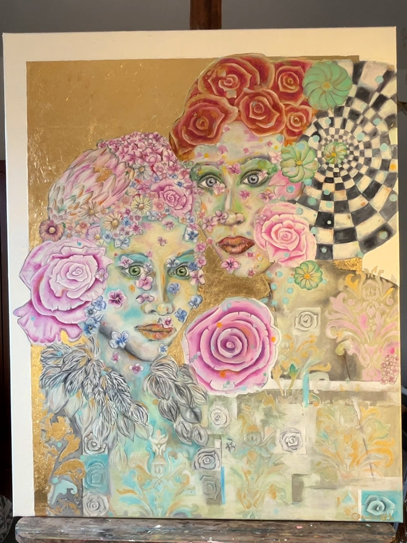 Feminité — Ölbild von Claudia Stanitzeck