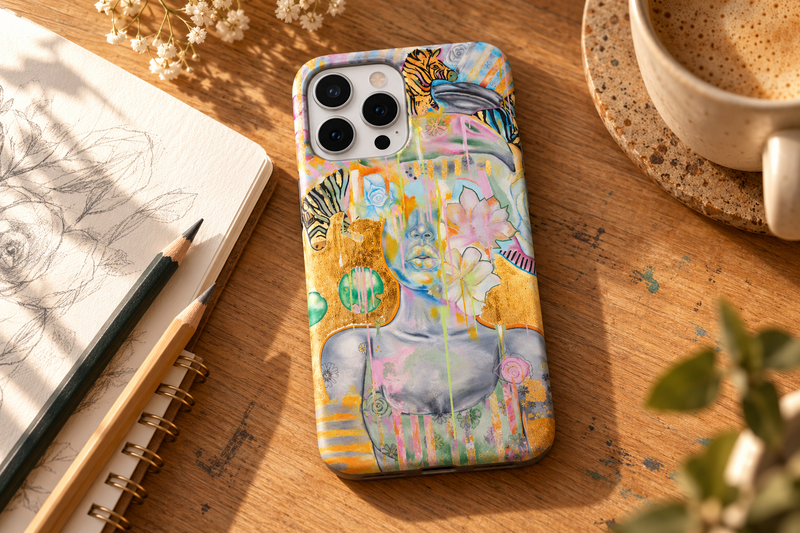 Handyhülle „Zebras im Kopf“ – Slim Case für iPhone